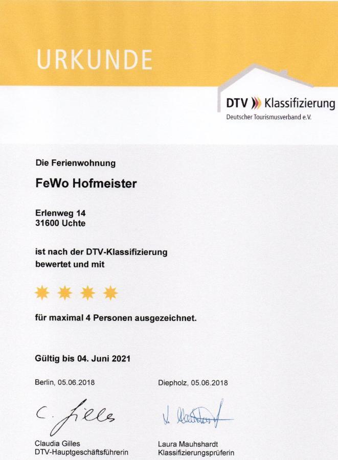 Ferienwohnung Uchte Esterno foto